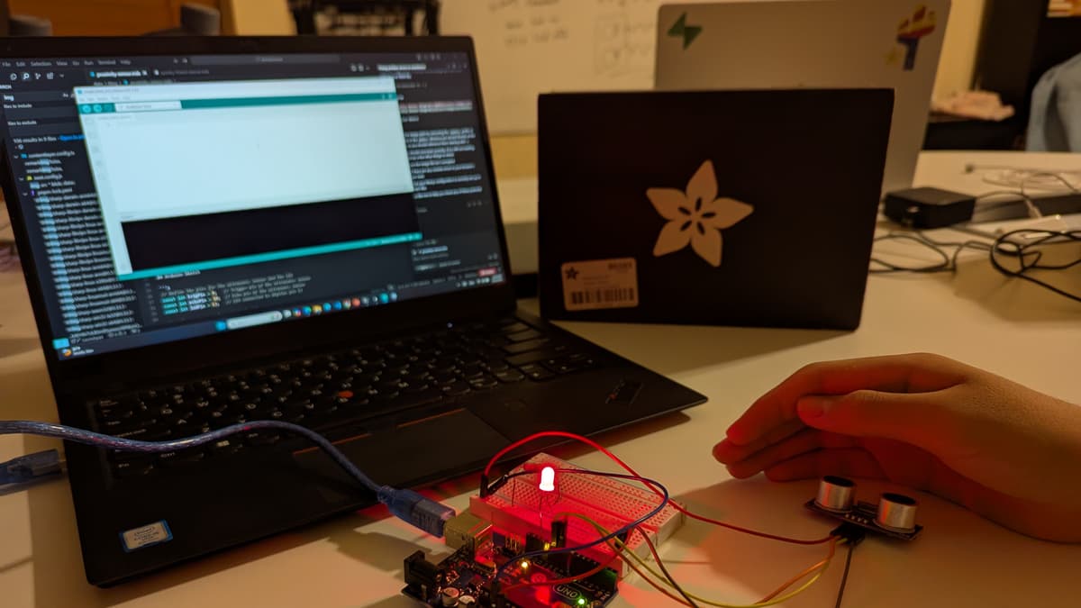 Proximity Sensor and LED Circuit